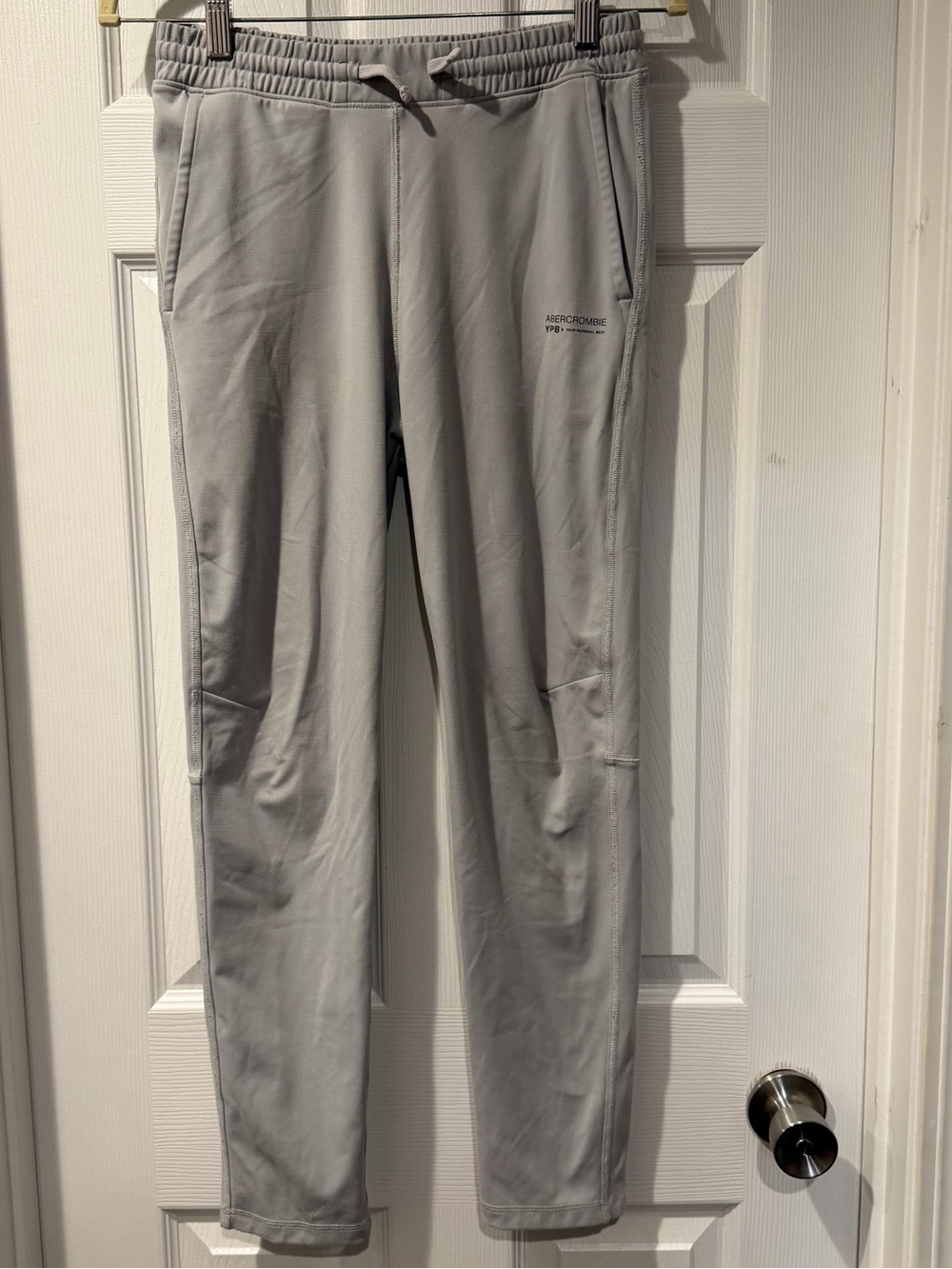 Abercrombie & Fitch Light Gray Men's Performance Joggers